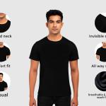 GAME OVER TIC TAC TOE COTTON BLACK T SHIRT FOR MEN & WOMEN